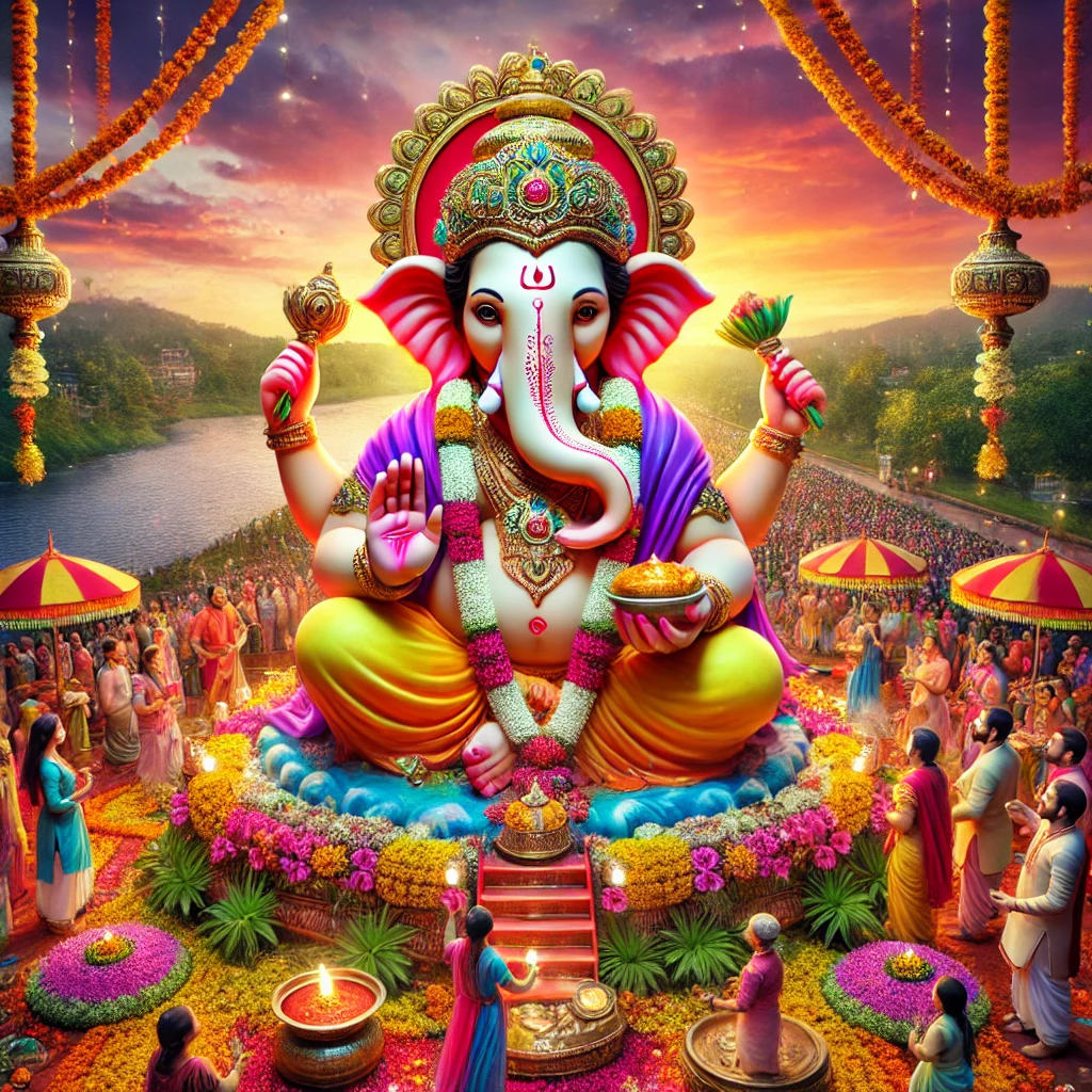 Ganesh Chaturthi celebration