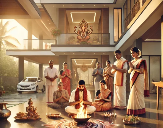 Grahapravesam ceremony