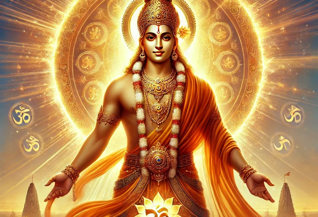 Vivasvat, the Hindu god of sunlight and illumination