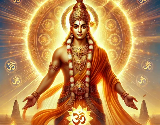 Vivasvat, the Hindu god of sunlight and illumination