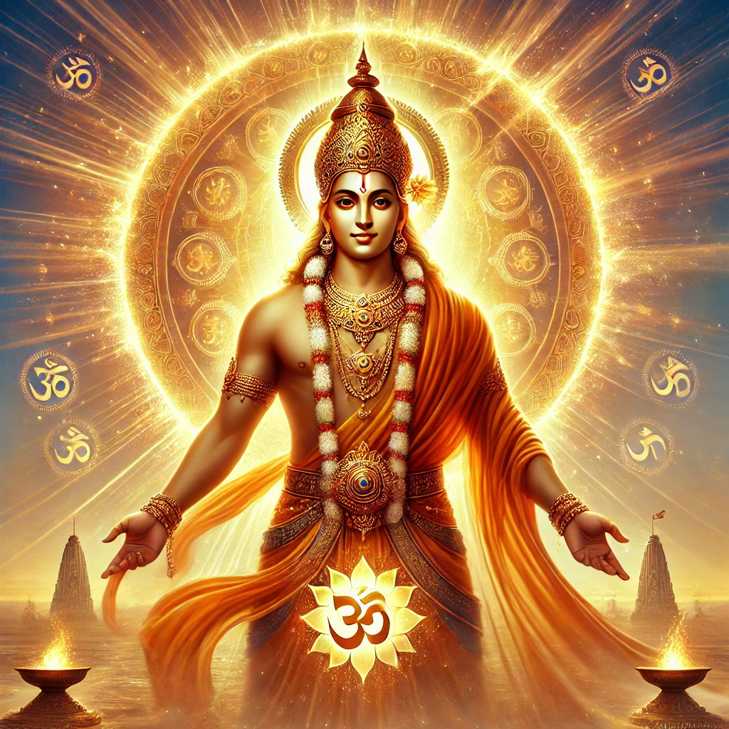 Vivasvat, the Hindu god of sunlight and illumination