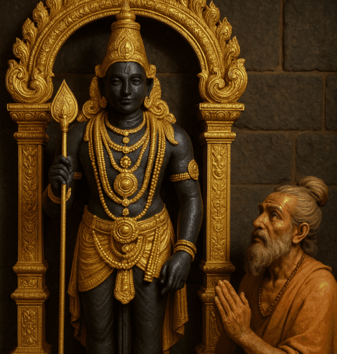 Palani Murugar Navapashanam Statue